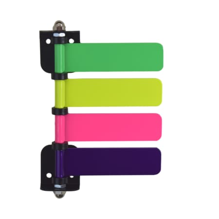 Omnimed High Visibility Neon Exam Room Flags (4", 4 Flag) 291884